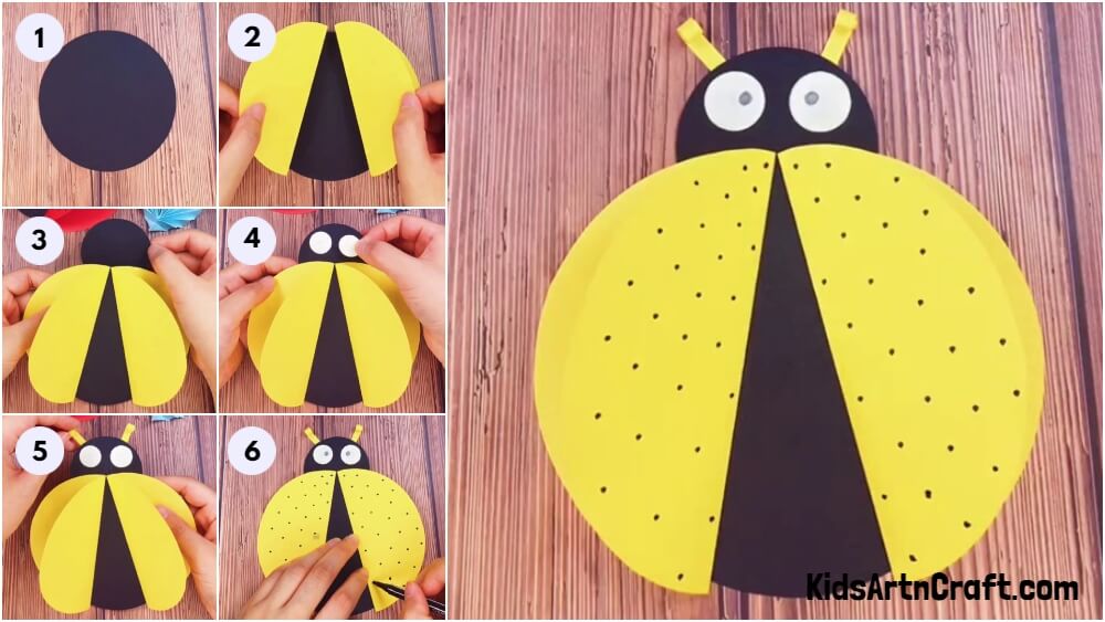 Easy To Learn Ladybug Craft Tutorial For Kindergartners