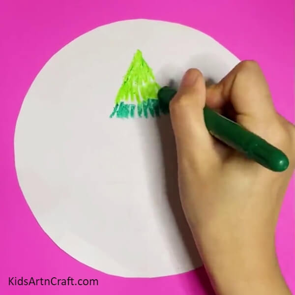 Color And Create The Christmas Tree-An Easy Christmas Tree Project That is Do-able by Beginners 