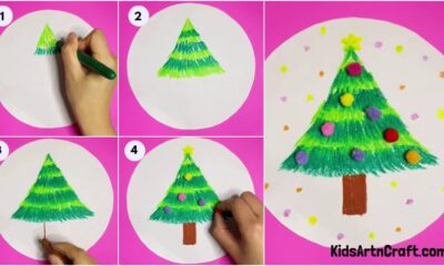 Easy-to-make Christmas Tree Craft For Beginners