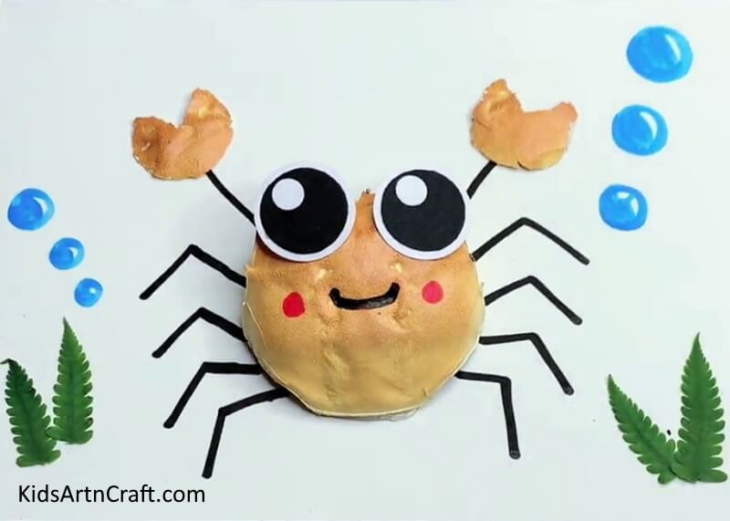 Take A Bun To Make Crab Craft For Kids