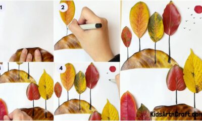 Easy To Make Fall Leaves Craft Tutorial For Kids