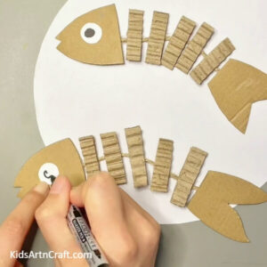 Easy To Make Fish Craft Using Cardboard - Kids Art & Craft