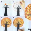 Easy Tree Painting Using Ear buds for kids