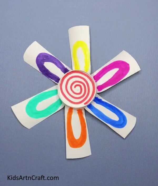 Colour Different In All The Lines- Crafting a Windmill Fan Toy for Children Utilizing a Paper Cup