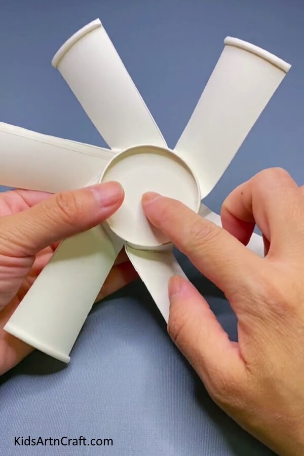 You Will Get a Fan-Like a Shape-Put Together a Windmill Fan Toy Out of a Paper Cup For Children