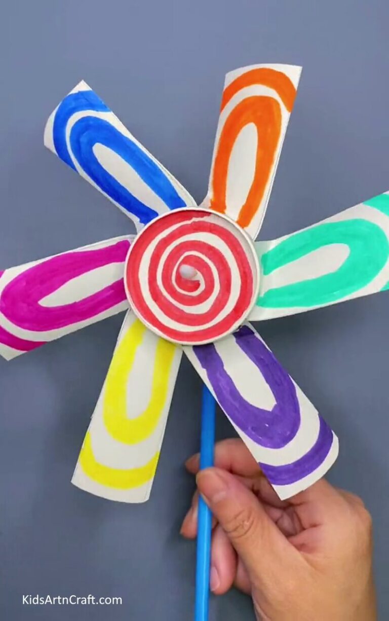 Easy Windmill Fan Toy Craft For Kids Using Paper Cup - Kids Art & Craft