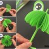 Frog Shaped Paper Umbrella Kids Craft For Kids