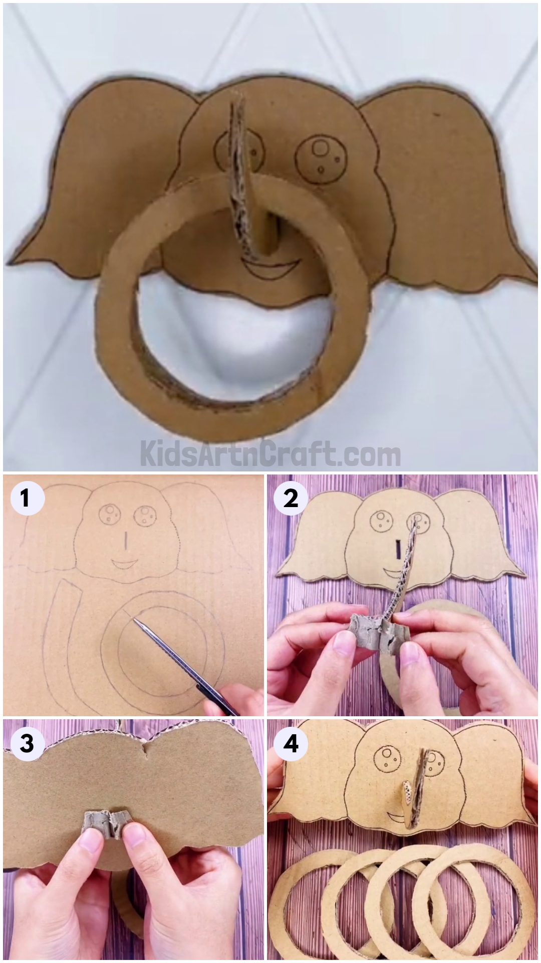 Fun Elephant Ring Toss Game Craft Tutorial For Kids