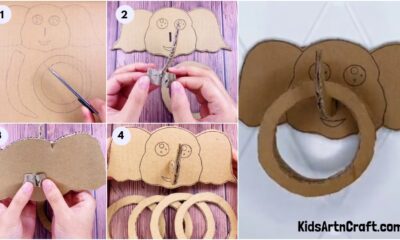 Fun Elephant Ring Toss Game Craft Tutorial For Kids