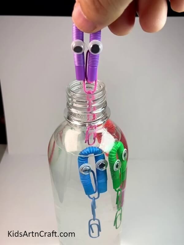 Putting Octopus In A Plastic Water Bottle - Detailed Guide On How To Make An Octopus Water Bottle Craft