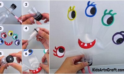 Fun to Make Recycled Materials Toy Art & Craft Tutorial For Kids