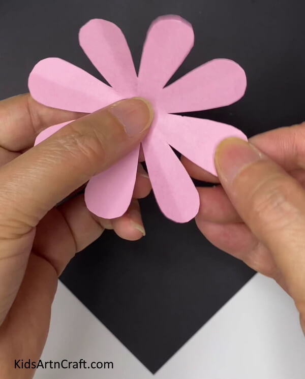 Unfolding The Petal Shape -Making Your House Look Nice With Paper Flowers