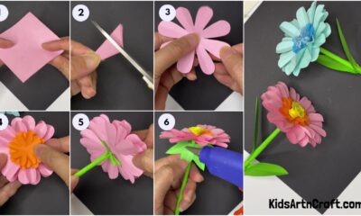 Handmade Paper Flower Craft For Home Decor