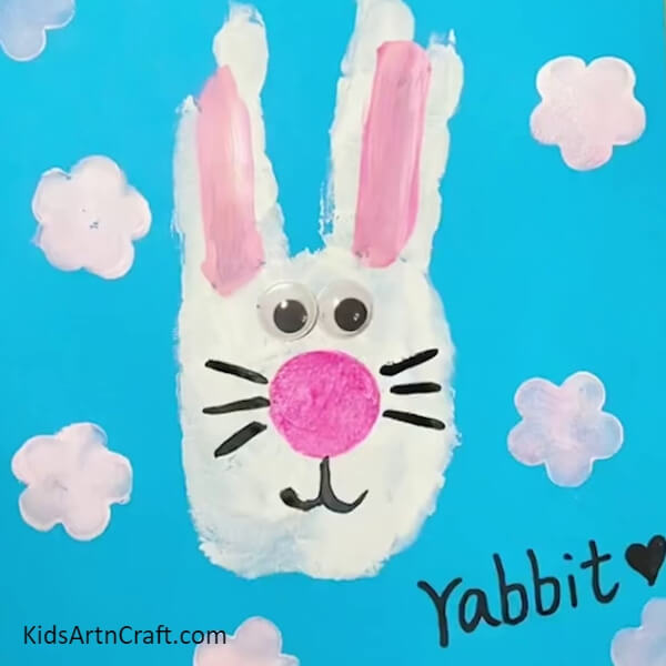 Your Bunny Painting Is Ready- Step-by-Step Instructions for a Bunny Handprint Craft