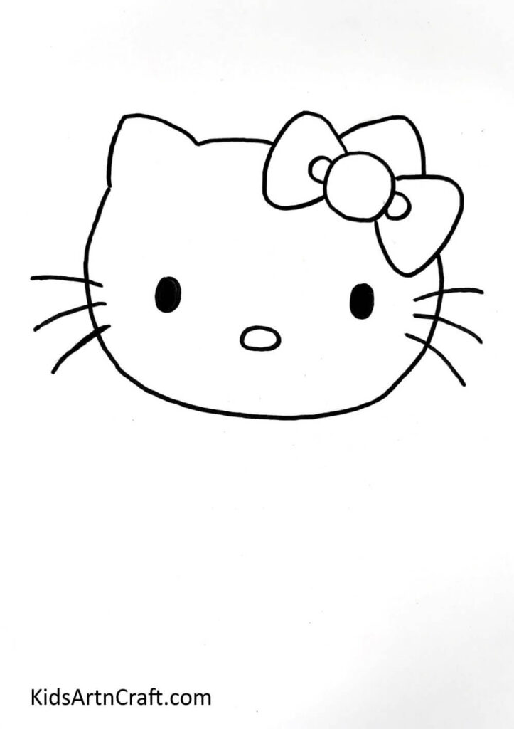 How to Draw Cute Kitty Easy Tutorial for kids Kids Art & Craft