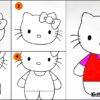 How to Draw Cute Kitty Easy Tutorial for kids
