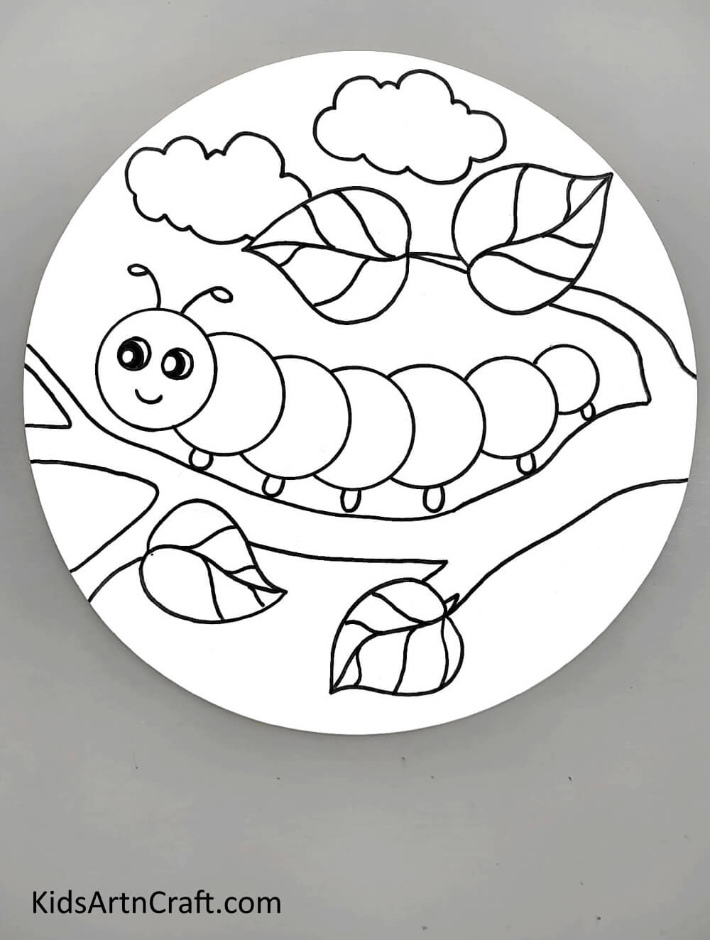 Drawing The Branch And The Sky Kids: Here's How to Draw a Worm