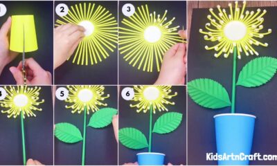 How to Make a Flower Out of a Paper Cup For Kids