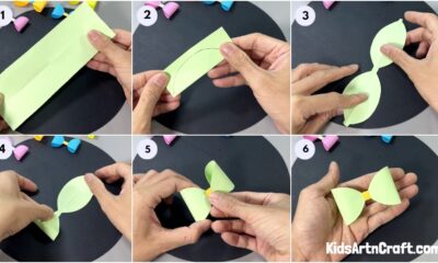 How to make a paper bow easy Tutorial For Kids