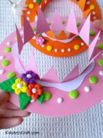 How To Make A Summer Hat Using Paper And Clay For Kids - Kids Art & Craft