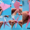 How to make an Origami Star Flower easy tutorial for kids