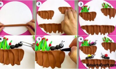 How to make Ant Clay Craft easy Tutorial for kids