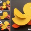 How To Make Circle Paper Duck Craft