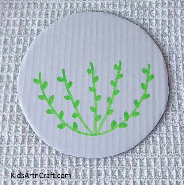 Make Leaves From Green Marker/sketch pen-Creating Clay Flowers Crafts for Greenhorns