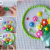 How to make Clay Flowers Artwork for Beginners