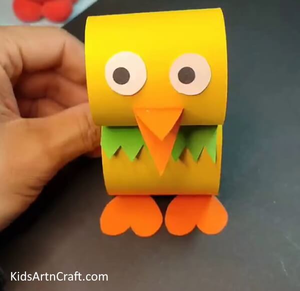  Quacking Little duckling- Fabricating a paper duck from strips for small children. 