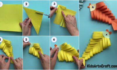 How to Make Easy Paper Fish Craft For Kids