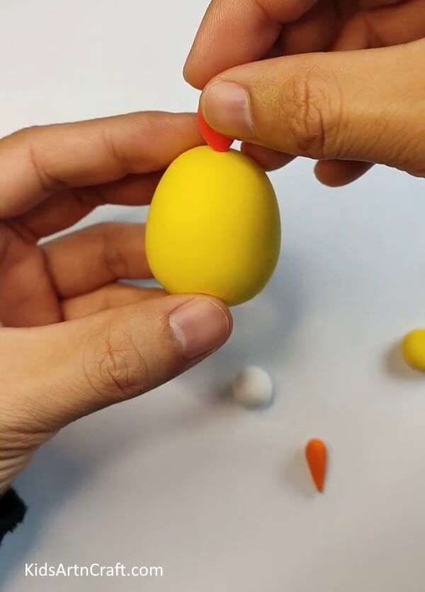 Creating An Oval Shape - Crafting a Clay Hen along with Eggs for Little Ones