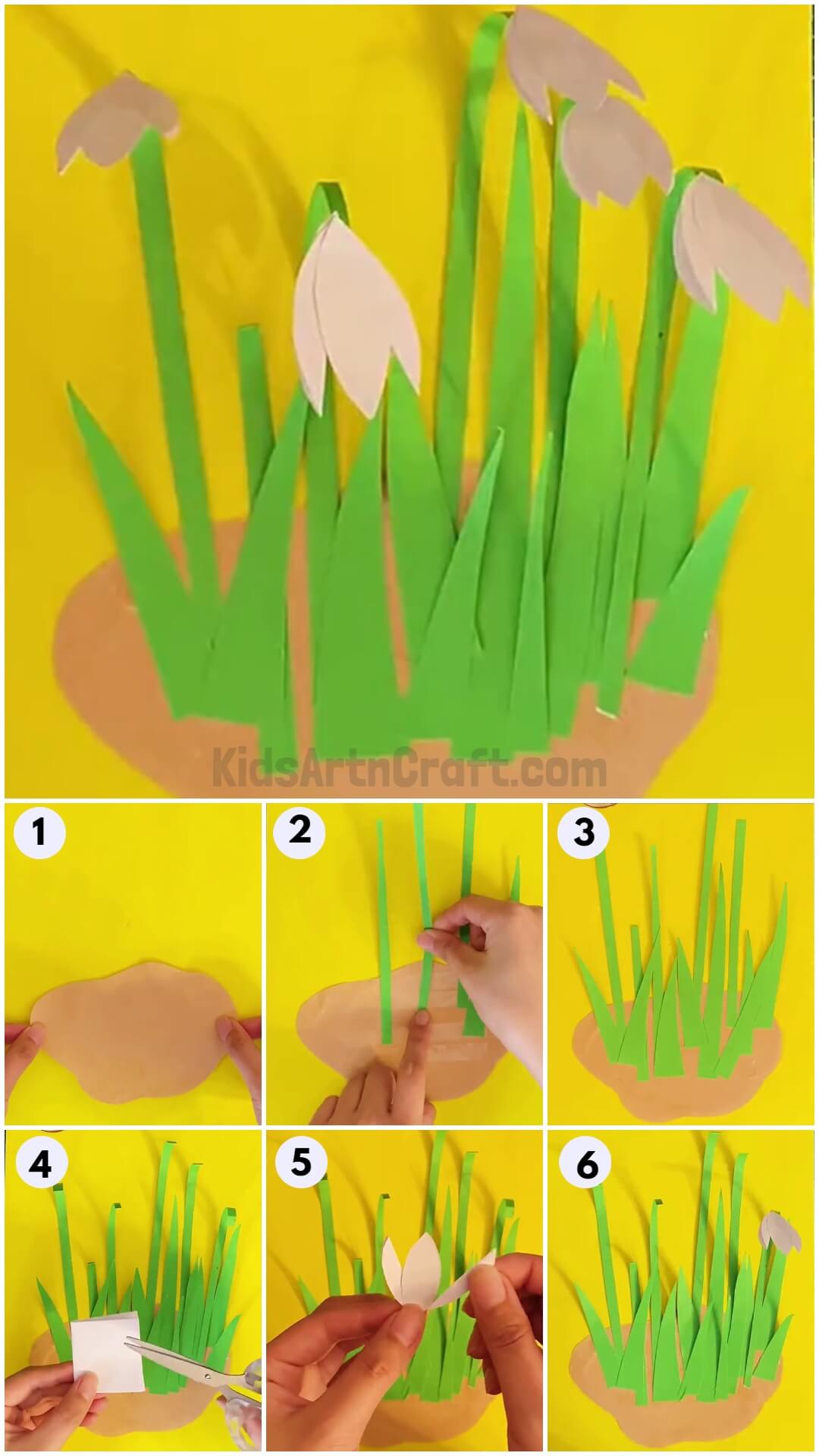 How To Make Lily Paper Flower Craft For Kids