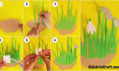 How To Make Lily Paper Flower Craft For Kids
