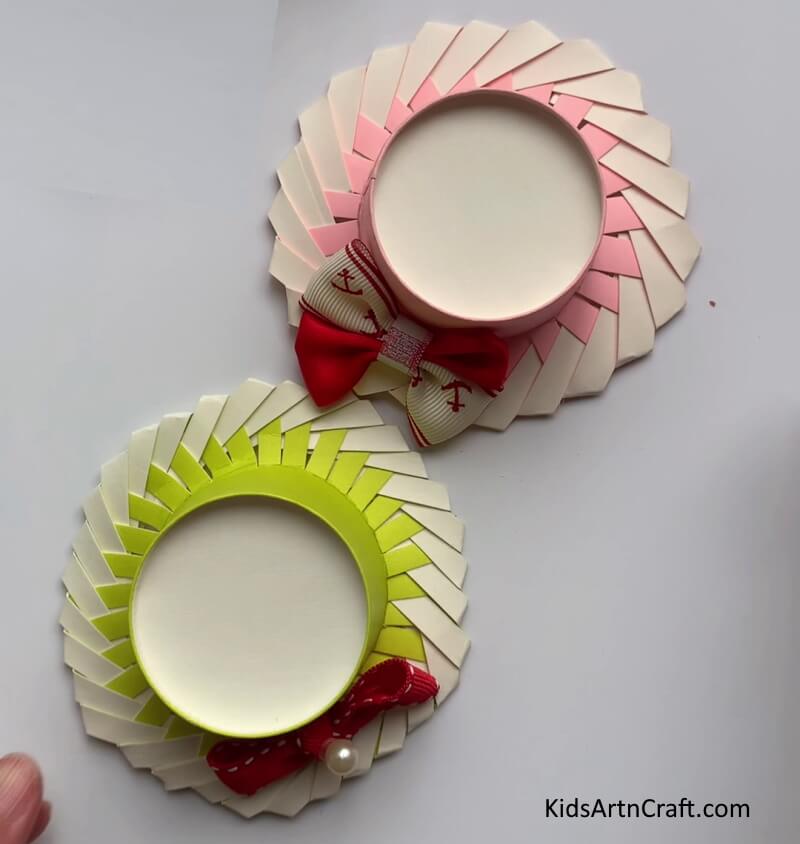 Handcrafting  Mini Hat Using Paper Cup For Youngsters