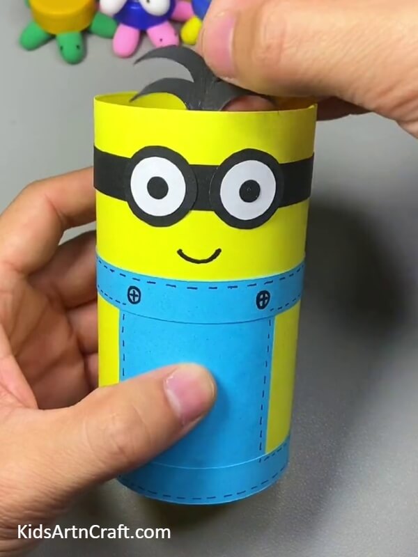 Let's Make Minion Hair For You Minion Pencil Stand for kids- Follow this guide to making a Minion pencil stand for kids 