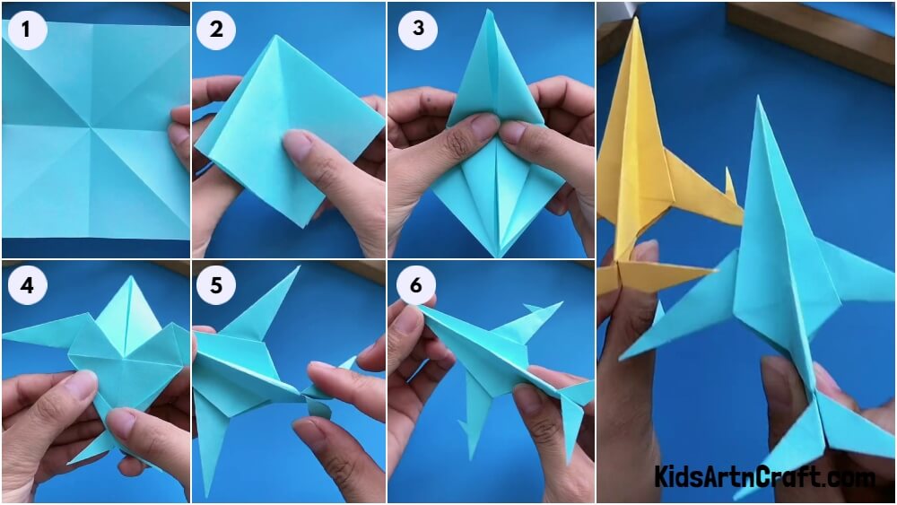 How To Make Origami Paper Plane For Kids