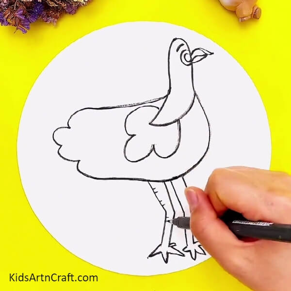 Making An Ostrich- A Step-By-Step Explanation Of Creating An Ostrich For Kids 