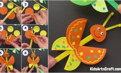 How to Make Paper Butterfly Tutorial For Kids