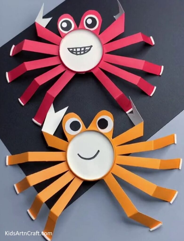 How to Make Paper Cup Crab Craft for kids - Kids Art & Craft