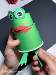 How To Make Paper Cup Frog Puppet Craft Tutorial For Kids - Kids Art ...