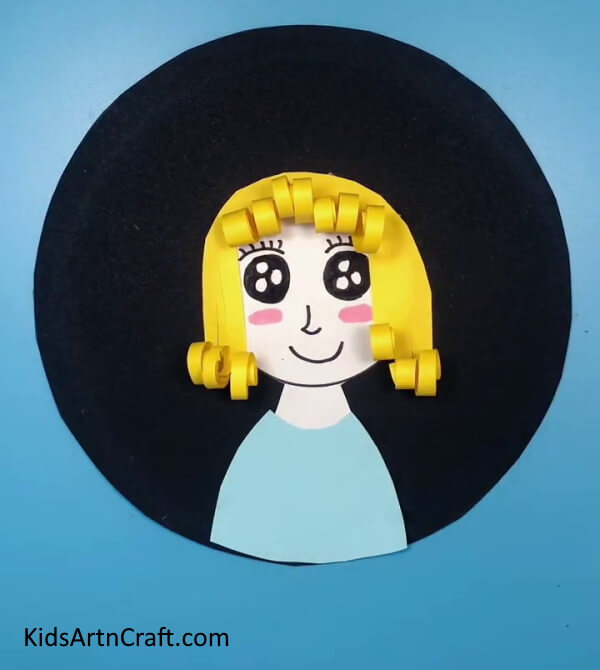 Arranging The Hair - Generate an Uncomplicated Paper Doll Craft For Kids 