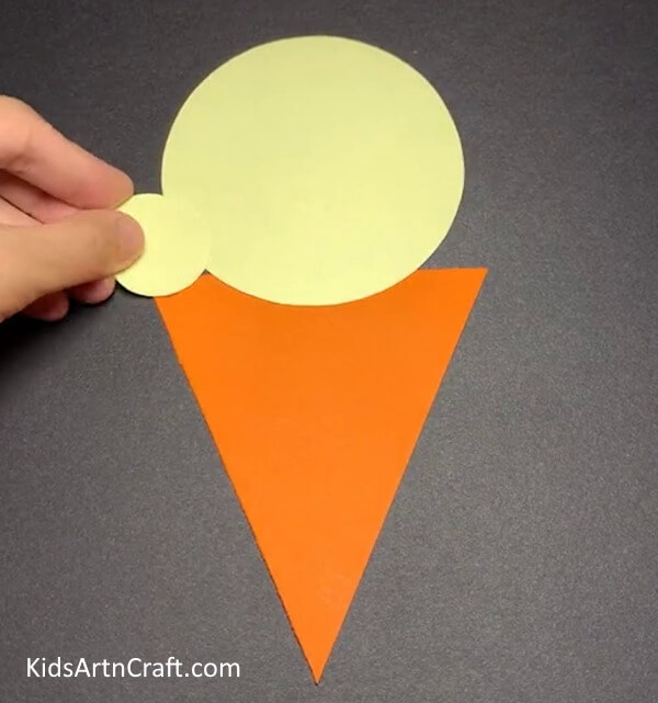 Pasting More Circles - Designing a Paper Ice Cream Artwork for Kids