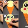 How to Make Paper Ice cream Craft for Kids