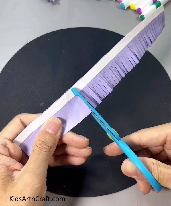 Cutting Frills on The Paper - Constructing a Paper Lavender Bloom with this Step-by-Step Guide 