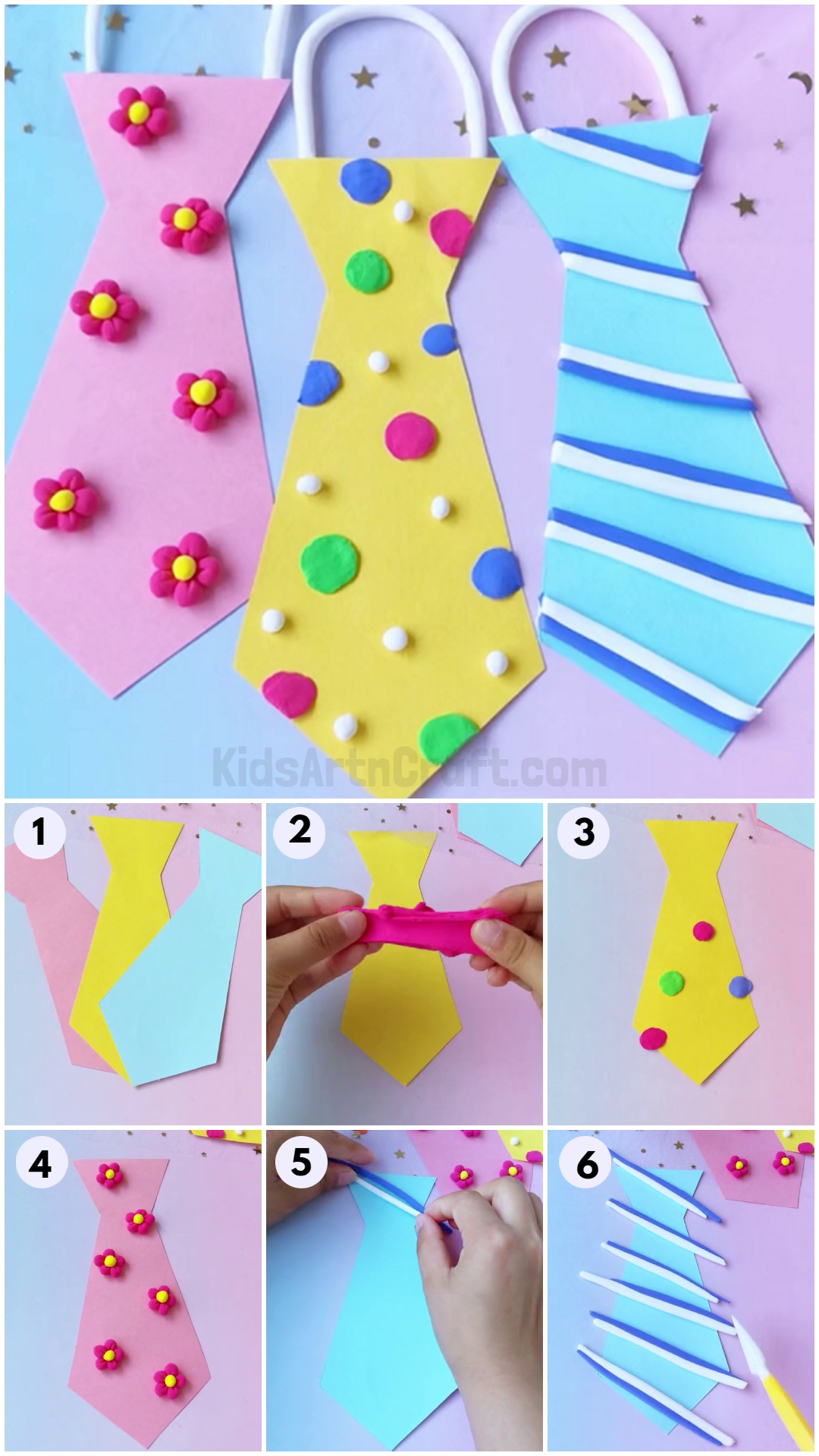 How To Make Paper Neck-tie easy tutorial for kids