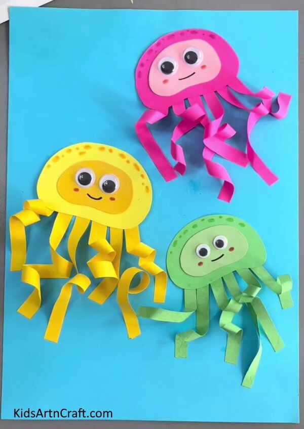 Make More Such Octopus For Your Ocean- Putting Together a Paper Octopus for Children 