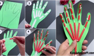 How To Make Paper Robotic Hand for kids