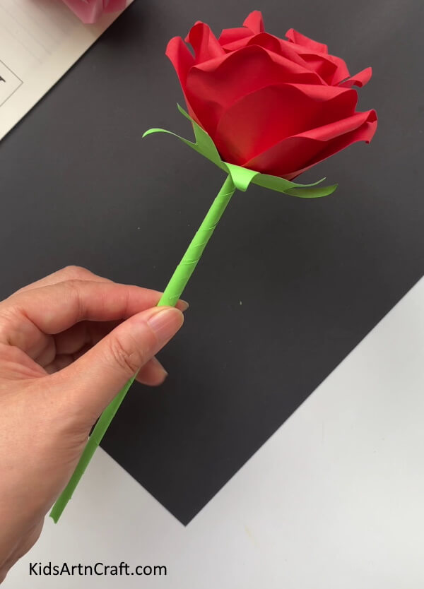 Rolling The Tips Of The Sepals Here's a tutorial that explains how to make a paper rose flower for kids.