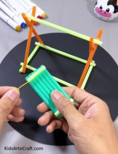 Tutorial Big Straw How to Make Straw Swing Step by Step Tutorial - Kids Art & Craft